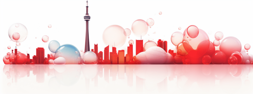 Toronto Real Estate Bubble: A Comprehensive Analysis 1 esperanzamedia Toronto bubble white background modern red and b 783b3bb8 af50 49d4 8c39 1901d9e9e924 min